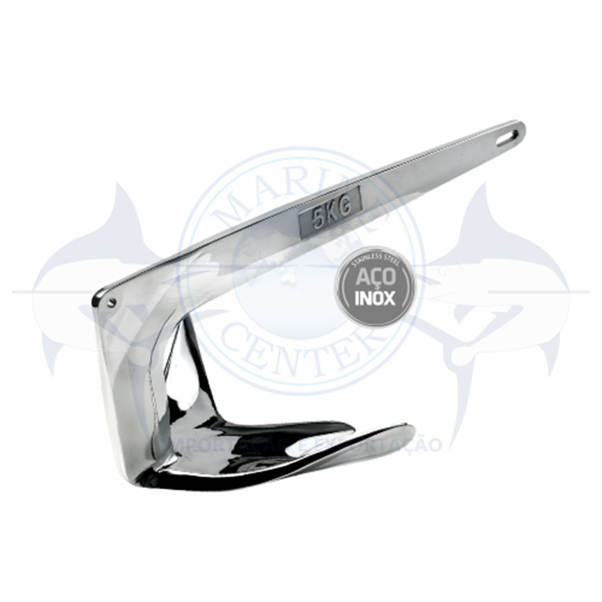 Imagem de Âncora Bruce aço inox 2Kg - Cod.0077