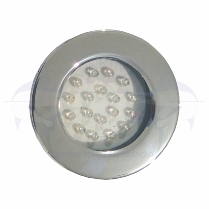 Imagem de Luminária 2” - LED  vermelho - Cod.1225