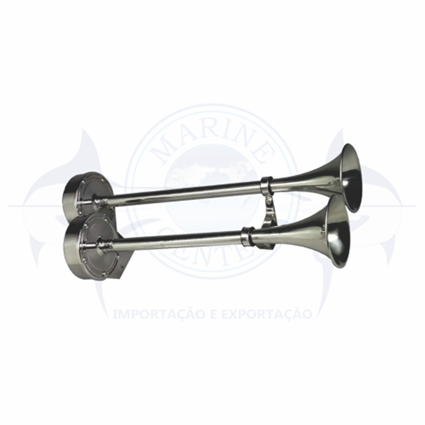 Imagem de Buzina Elétrica 12V 2 cornetas - Cod.0378