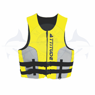 Imagem de Colete de Neoprene PVC ATTITUDE G-XG Amarelo + 60Kg - Cod.1354