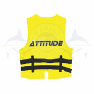 Imagem de Colete de Neoprene PVC ATTITUDE G-XG Amarelo + 60Kg - Cod.1354